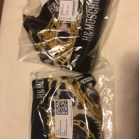 MOSCHINOXHM FIBER BRA AND BIKINI SET SIZE 4 - Picture 3 of 5